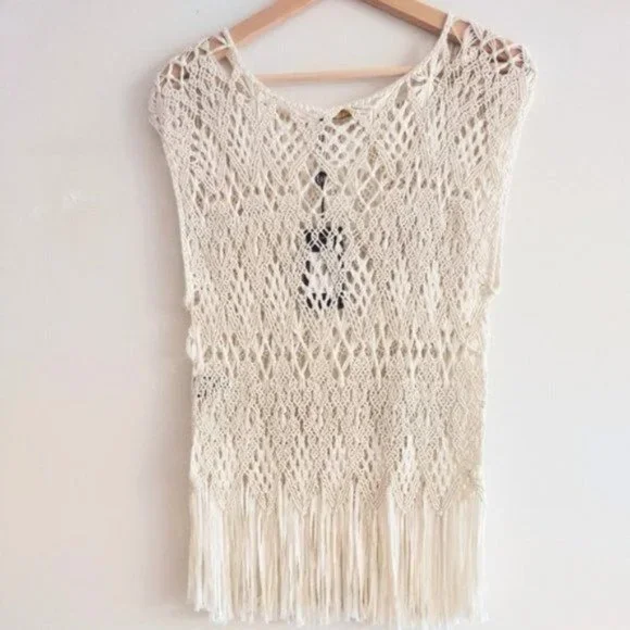Ralph Lauren Crochet Top M - Picture 3 of 9